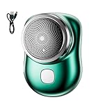 Lureza Shaver - Lureza Mini Shaver, 2023 New Pocket Portable Electric Shave, Lurezas Mini Portable Electric Shavers for Men, Ipx-7 Waterproof USB Rechargeable (Green)
