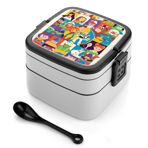 弁当箱 トイストーリー ランチボックス 二段 お弁当箱 おべんとう箱 ランチケース 大人用 子供用 学生 仕事 通勤 1000ml