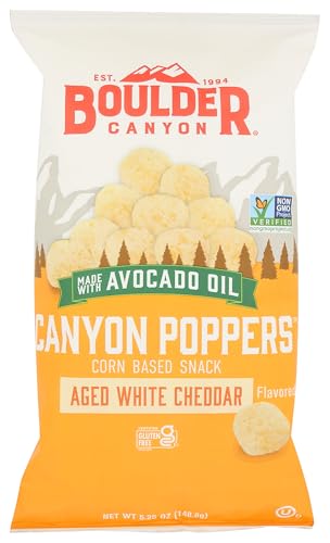 Image of BOULDER CANYON Aged White Cheddar Canyon Poppers, 5.25 OZ