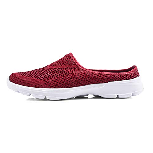 Image of ChicWind Womens Breathable Mesh Walking Mules Sneakers Open Back Slip On Shoes