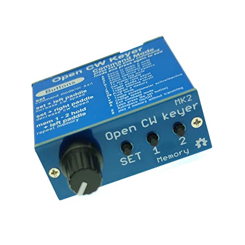 CW Keyer MK2 de aluminio con velocidad regulable de 1 a 999 WPM 4