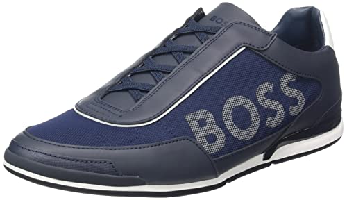 Preisvergleich Produktbild BOSS Herren Saturn_Slon_nylg Sneaker, Dark Blue401, 39 EU