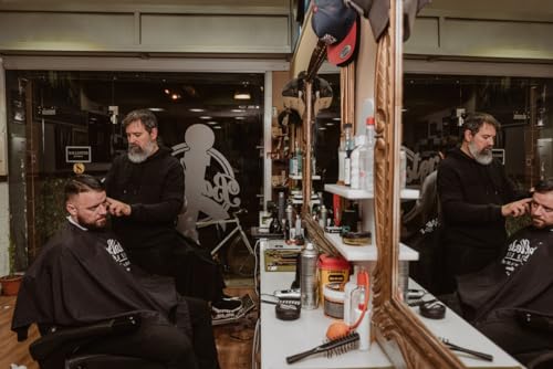 RAGNAR Grauabdeckung und sofortige Ausbesserung von Haarwurzeln, die in Sekunden definiert und auffüllt, graues Haar kaschiert, temporäre Färbung, Instant-Farbe (schwarz, Flasche)