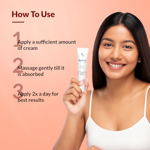 Image of Fixderma Tranexamic Acid + 2% Kojic Acid + 1% Arbutin SKARFIX -TX Face Cream | Pigmentation Removal Cream | Kojic Acid | Uneven Skin Tone - 15 gm (Pack of 1)