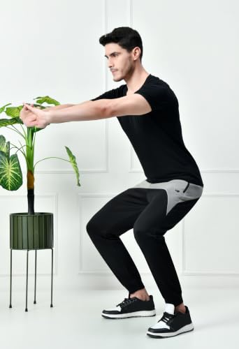 Image of RynoGear Regular Fit Super Soft Track Pant for Men with Zipper Pocket