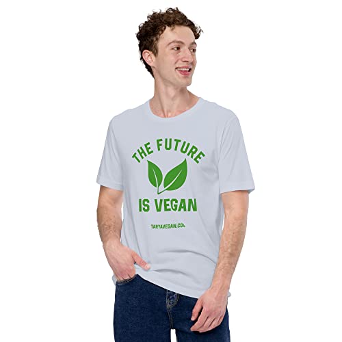 Tarya Vegan | Camisetas Unisex | Ropa Vegana Que transmite Mensajes | The Future is Vegan | 100% Algodón (M) Cover