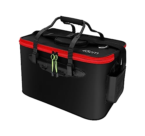 KOMCLUB Secchio da pesca, 45 cm, portatile