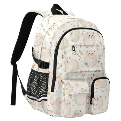 Mochila de conejillo de indias blanco roto para niños 2