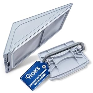 VIOKS Sockelfilter Ersatz für Whirlpool Bаuknecht 481010345281 Indesit C00312162 Filter Wäschetrockner - HX-Filter mit Rahmen an Wärmetauscher - Filter für Wärmepumpentrockner Trockner Wäschetrockner