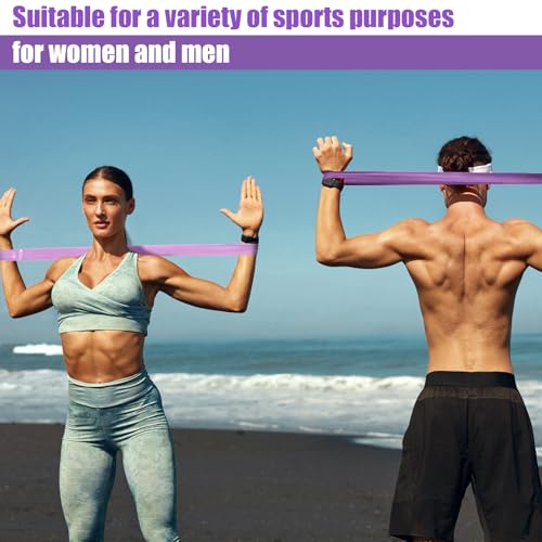 Image of Deekin 20 Pcs Resistance Bands for Women Men 10-115 Lbs 5 Different Resistance Levels Loop Exercise Bands for Leg Working Gym