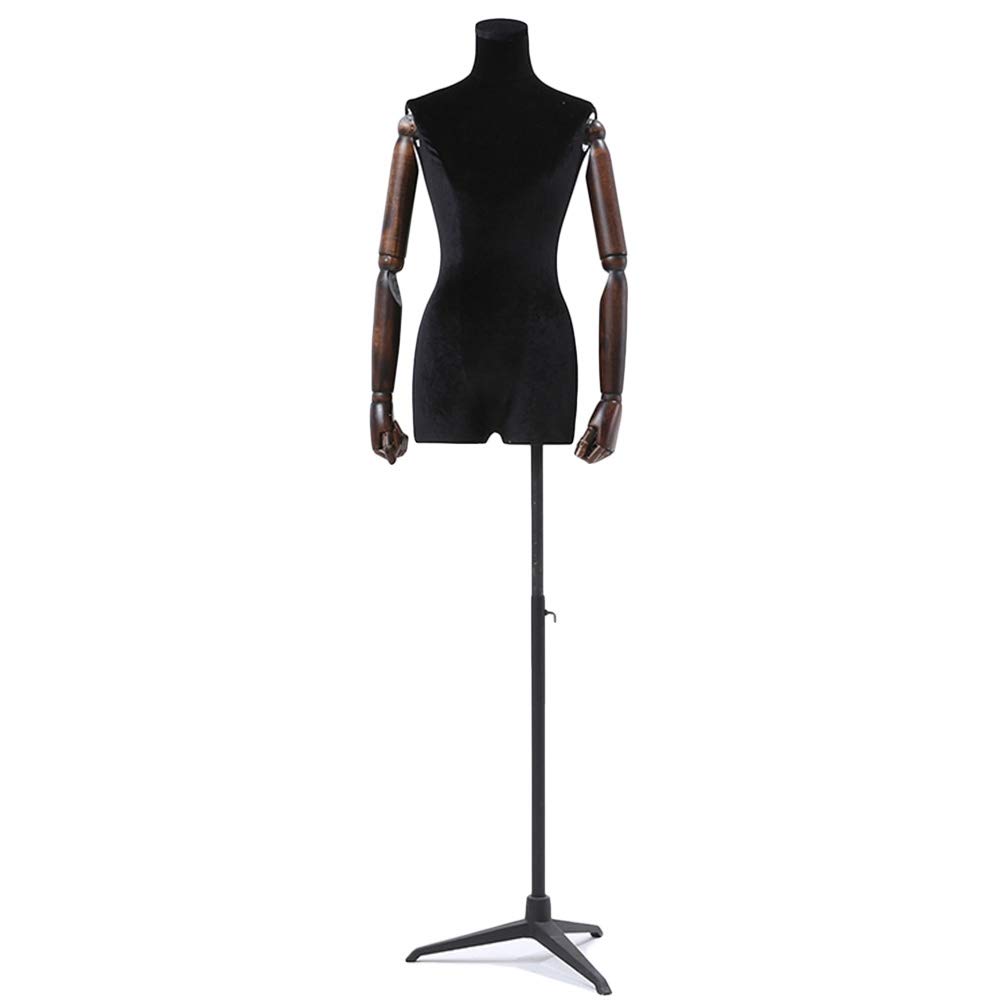 Amazon.co.jp: 女性のマネキン トルソー ドレス フォーム ブラックの