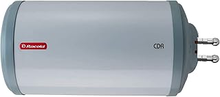 Racold Cdr Dlx 10Lt Horizontal, Wall Mounting, White-Grey
