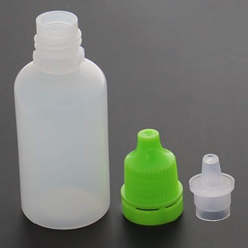 Miniatura 6 de Othmro Botellas cuentagotas de plástico de ojo de laboratorio de polietileno de 0.7 onzas, 50 piezas, 0.7 fl oz, gotero líquido exprimible