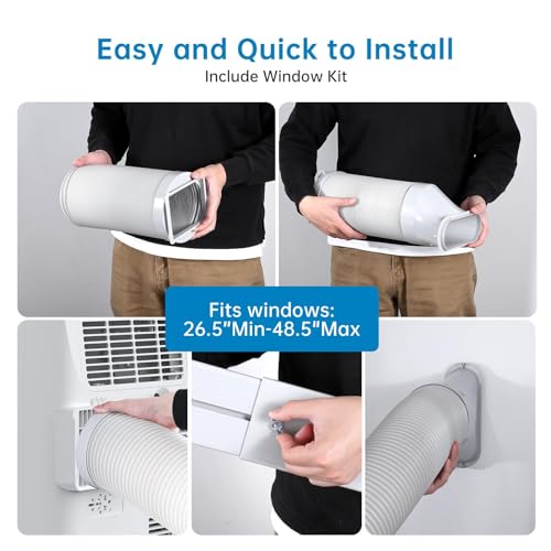 Image of Garvee 15000 BTU Portable Air Conditioner with Cooling, Dehumidifier, Fan