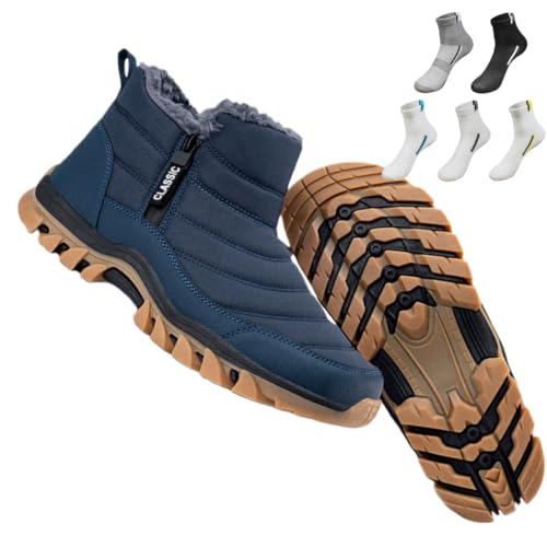 Bottines anti-glisse contre le froid et pieds mouillés avec zip taille 38