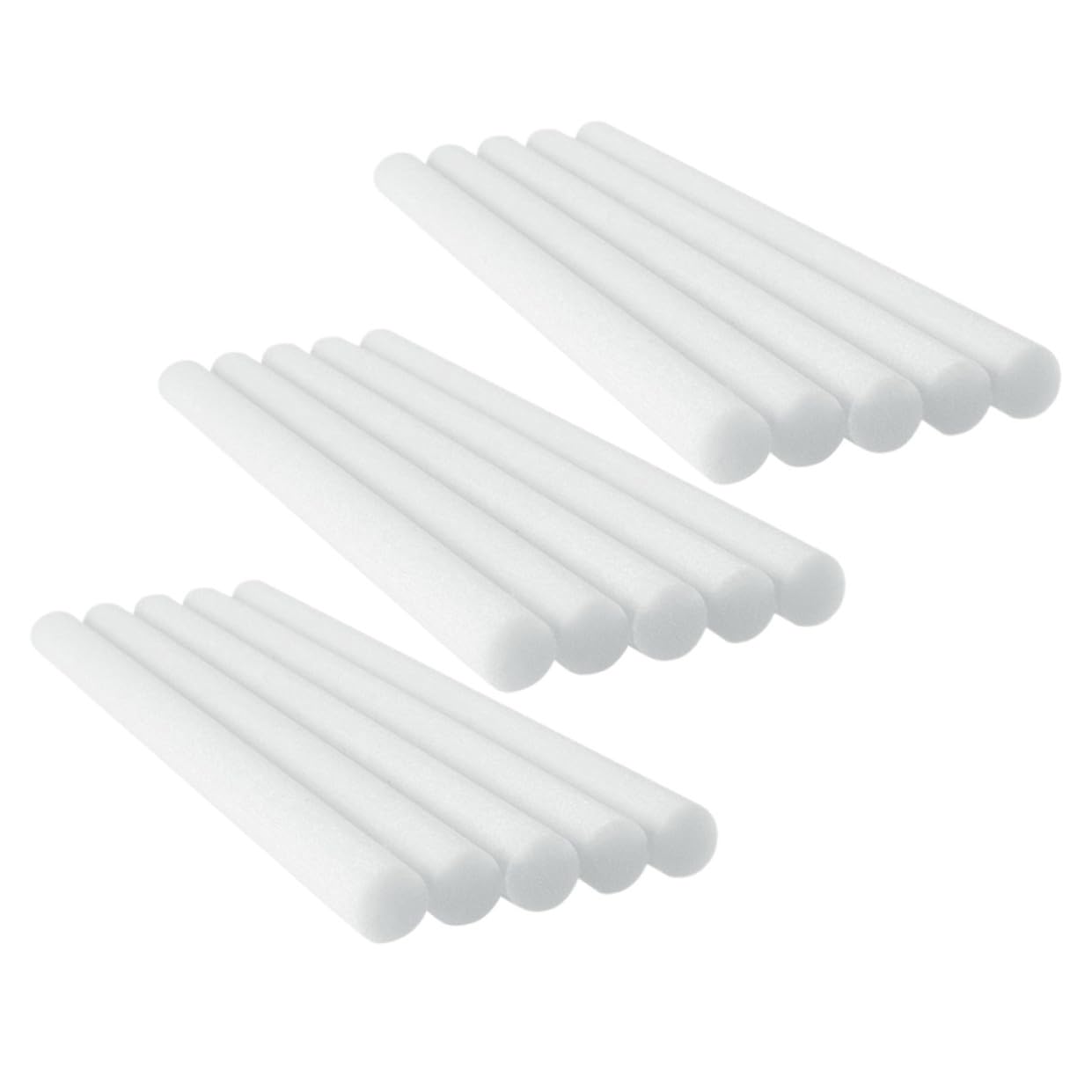 Veemoon Bastoni Profumatore in Cotone Bianco 15 Pezzi per Diffusore Aroma, Assorbenti per Decorazione Stanza e Camera da Letto