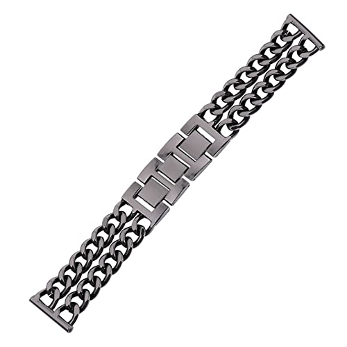 Correa de reloj de metal Operitacx de acero inoxidable con acabado pulido de alta joyería