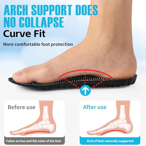 Image of 4D Cloud Steppers Insoles for Men and Women, Work Boot Cushioning Inserts