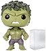 POP Marvel: Avengers 2 Age of Ultron - Hulk Funko Pop! Vinyl Figure (Bundled with Compatible Pop Box Protector Case) Multicolored 3.75 inches