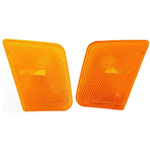 For 2005-2007 Jeep Liberty Pair Side Marker Lights Driver And Passenger Side Unitmounted At Lower Rear Of Bumper Ch2550123 Ch2551123-Replaces 55156883Ab 55156882Ab #TOP30
