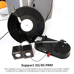 Beufee Tourne-Disque, Tourne-Disque Portable USB vers MP3, Support De Convertisseur 33 45 PRM, Lecteur Vintage avec Emplacement pour Carte Mémoire Stéréo 3,5 Mm - Les Beatles, Paul McCartney, John Lennon, RIngo Starr, George Harrison Beufee Tourne-Disque, Tourne-Disque Portable USB vers MP3, Support De Convertisseur 33 45 PRM, Lecteur Vintage avec Emplacement pour Carte Mémoire Stéréo 3,5 Mm – Image 4