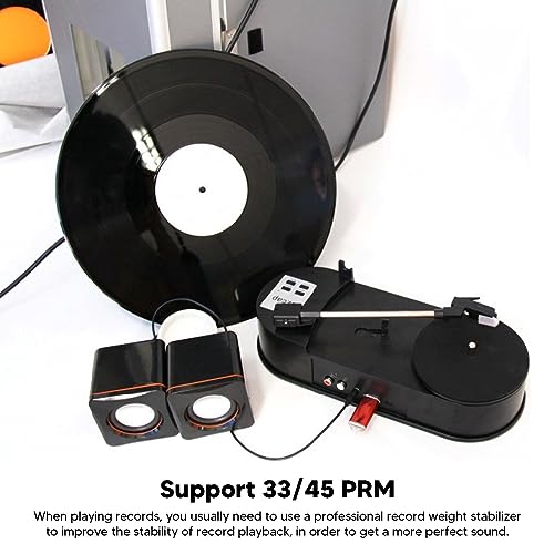 Beufee Tourne-Disque, Tourne-Disque Portable USB vers MP3, Support De Convertisseur 33 45 PRM, Lecteur Vintage avec Emplacement pour Carte Mémoire Stéréo 3,5 Mm - Les Beatles, Paul McCartney, John Lennon, RIngo Starr, George Harrison Beufee Tourne-Disque, Tourne-Disque Portable USB vers MP3, Support De Convertisseur 33 45 PRM, Lecteur Vintage avec Emplacement pour Carte Mémoire Stéréo 3,5 Mm – Image 5