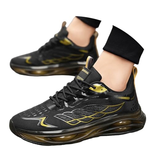 Genérico Zapatillas de Baloncesto para Hombre Mujeres clásicas Suela Casuales Moda Zapatos Deporte Antideslizantes,Nuevas zapatillas de moda con malla degradada,Fitness, Caminar, Informales