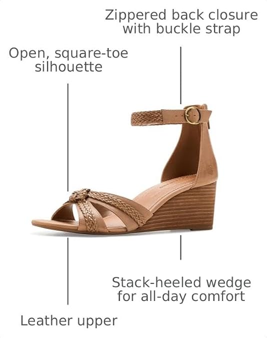 Lucky Brand Jaelah Braided Wedge Sandals