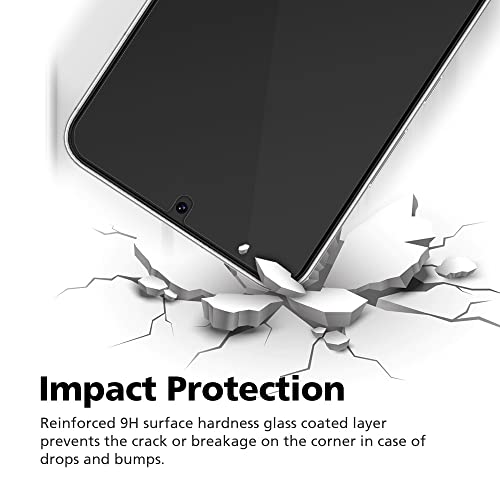 Protection écran Samsung S21 Plus verre compatible empreinte