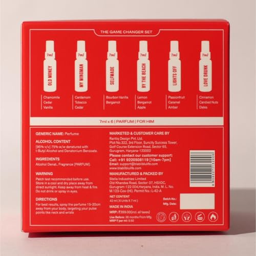 BLABLIBLU Perfume Gift Set, 6x7ml Pack of 6 · 7 ml (42 ml total) - Image 7