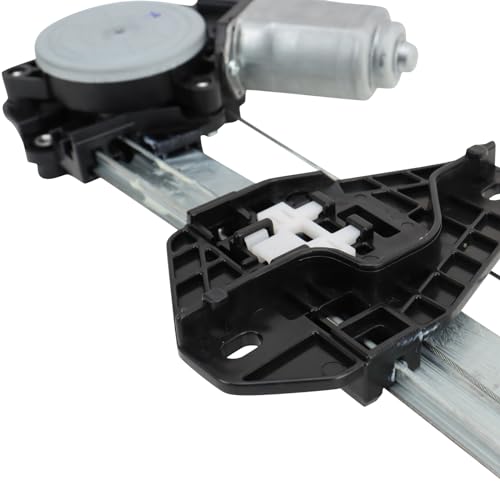 Image of TRQ Front Driver Side Power Window Motor and Regulator Assembly One Touch Anti Pinch Compatible with 2009-2014 Acura TL