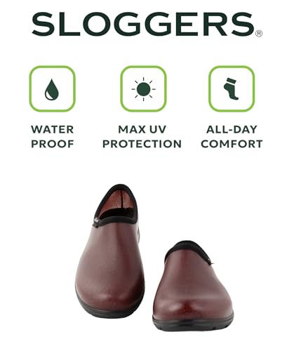 Image of Sloggers Original Waterproof Work Shoe for Men - Outdoor Slip-On Rain and Durable Garden Footwear Made in the USA with Premium Comfort Support Insole