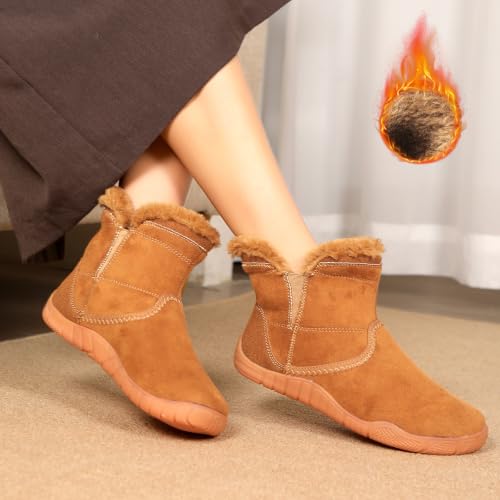 Mens Womens Snow Boots Winter Warm Waterproof Shoes Fur Lined Ankle Booties - image 3