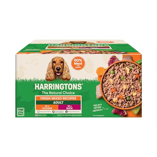 Harringtons Complete Wet Adult Dog Food Trays Mixed Pack 24x150g