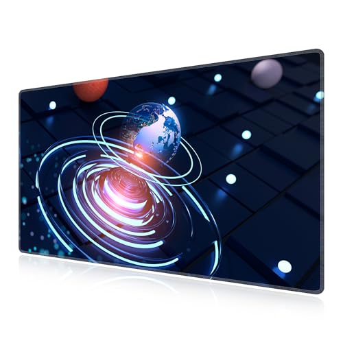 Tapis de souris grand format déco bureau LL-COEUR Astre 100x60 cm pour ranger votre table