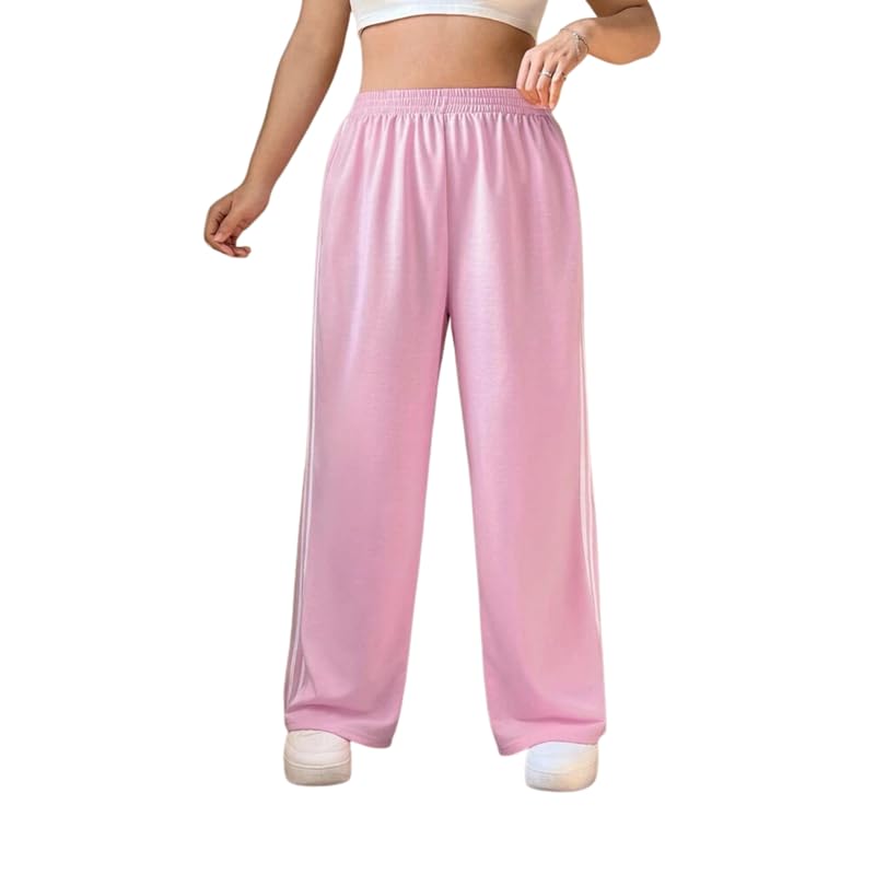 Women’s Cotton Blend Straight Leg Trousers | Elegant Stripe Pattern | Office & Casual Fashion-image-22