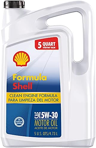 Formula Shell 550045245 5W-30 Motor Oil (GF-5), 5 Quart