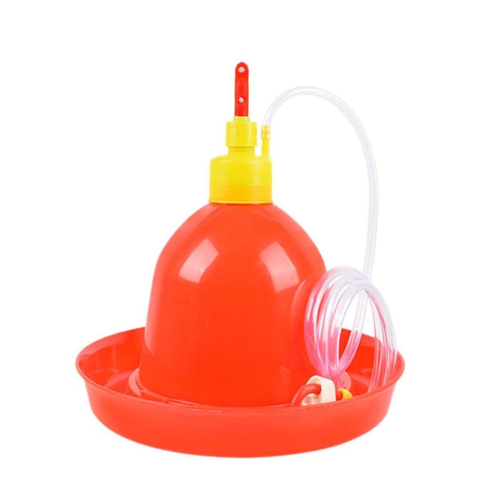 Gralara Bebedero Automático para Aves de Corral, Recipiente de Hidratación para Gallinas Y