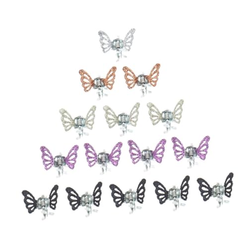 VICASKY 24 Pièces Mini Pinces à Cheveux En Forme De Papillote Petites Pinces à Cheveux Pour Femmes Et Garçons Antidérapantes Et Pratiques Très Résistantes
