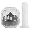 Halloween Kunstgebit, Vampier Tanden Nep Kunstgebit met Tand Pellets Lijm voor Halloween Kostuum Feestartikelen(1,3 cm…