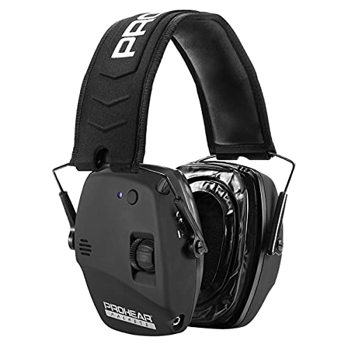 PROHEAR 030 Upgraded Bluetooth Electronic Shooting Hearing Protection Muffs with GEP02 Gel Ear Pads, Noise Reduction Sound Amplification Headsets for Gun Range, Hunting, Gifts for Women and Man - Black PROHEAR 030 Upgraded Bluetooth Electronic Shooting Hearing Protection Muffs with GEP02 Gel Ear Pads, Noise Reduction Sound Amplification Headsets for Gun Range, Hunting, Gifts for Women and Man - Black