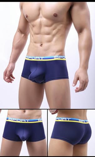 Bóxer de hombre con doble cavidad de separación pack de 3 calzoncillos negros XL premium 3