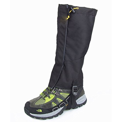 Outdoor Men's Waterproof Breathable Unisex Double Sealed Crocodile Gaiter Hiking Mountain Leg Protection Bug Out Gaiters