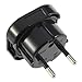 Produktbild Tragbare Universal Travel UK nach EU AC Power Travel Netzstecker Adapter Buchse Konverter 10A / 16A 240V Schwarz
