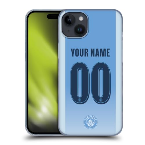 Coque personnalisée Manchester City iPhone 15 Plus le cadeau parfait pour fan