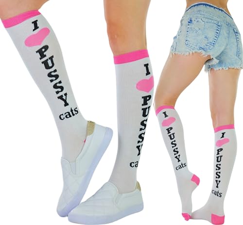 Image of ToBeInStyle Women's Acrylic Knee High Print Socks