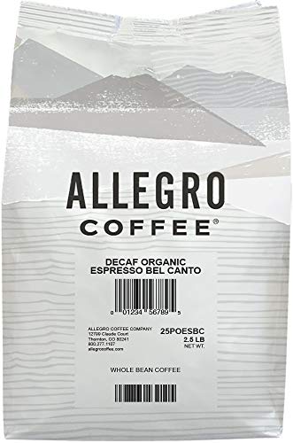 Allegro Coffee, Coffee Espresso Bel Canto Decaf