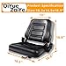 Universal Forklift Seat with Adjustable Backrest and Safety Belt, Forklift Seat for Tractors, Excavators, Skid Loaders, and Telehandlers (Forklift Seat with SafeBelt)