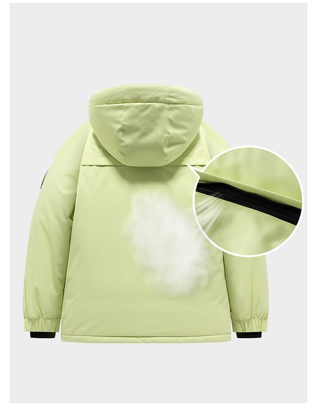 HOTIAN Boys/Girl Ski Jacket and Snowbib Snowsuit Sets Kids Windproof Waterproof Winter Snowboarding Ski Suits3