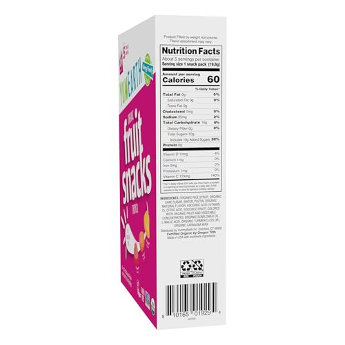 YumEarth Organic Tropical Fruit Snacks, 0.7oz Snack Packs (Pack of 5) | Allergy Friendly, Gluten Free, Non-GMO, Vegan, Dye Free - image 9